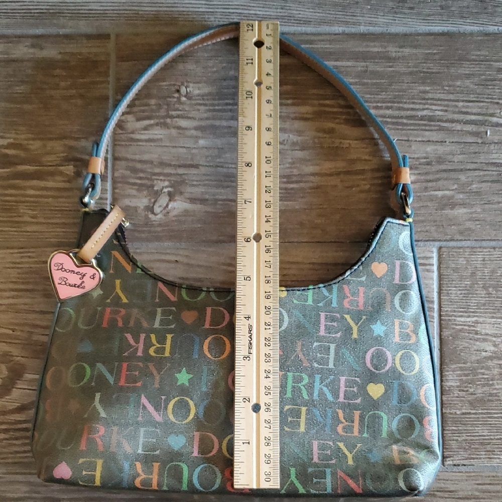 Dooney & Bourke Colorful Logo Shoulder Bag - Picture 10 of 11